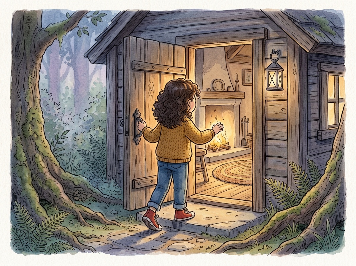La même scène dessinée en conte ancien